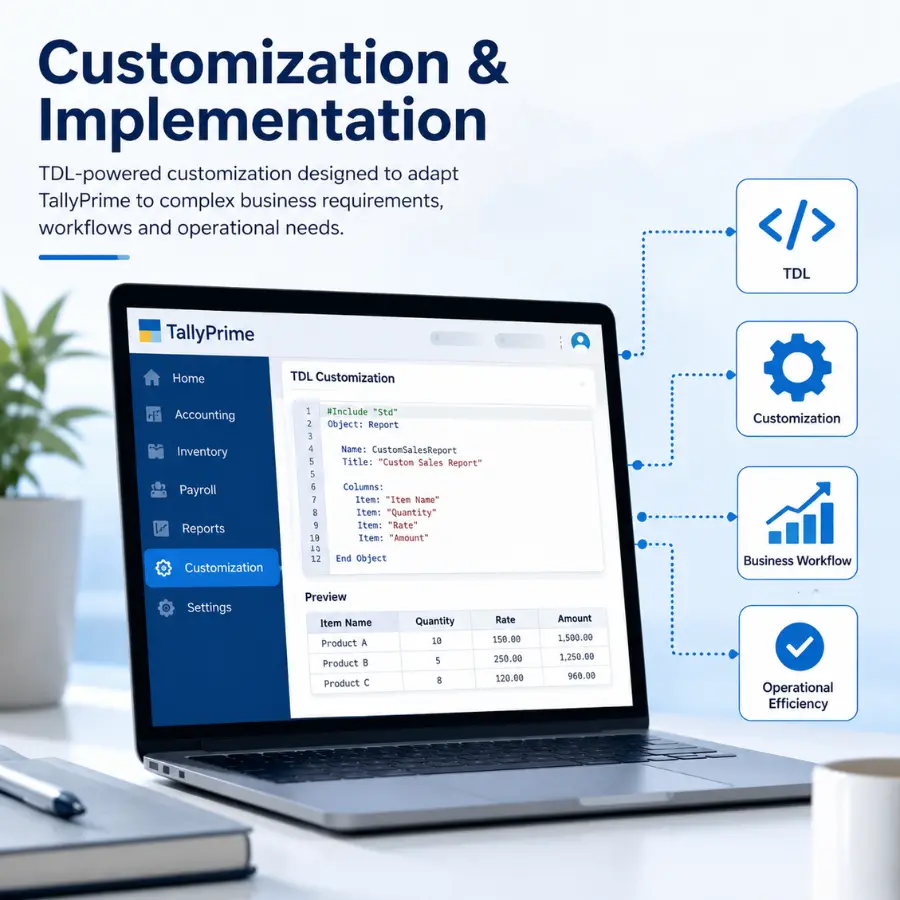 Tally Customization and Implementation
