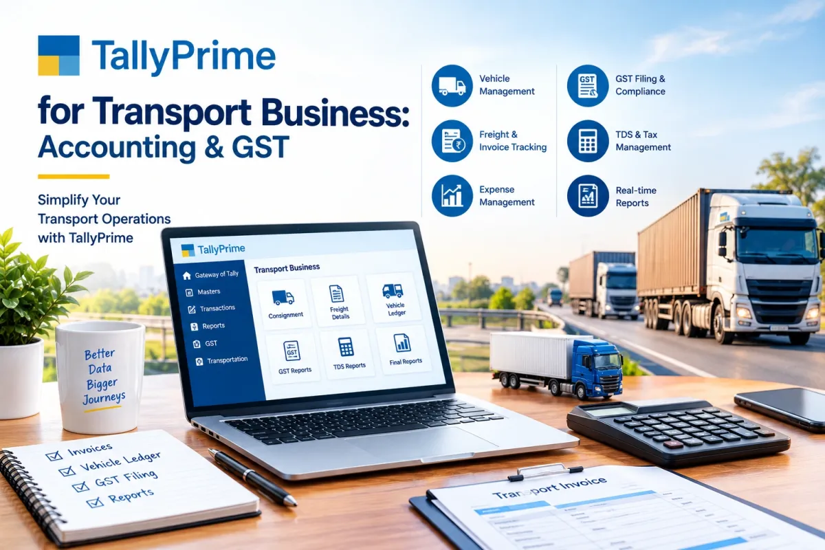TallyPrime for Transport Business Accounting & GST
