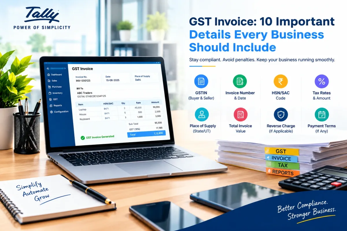 GST Invoice: 10 Important Details Every Business Should Include