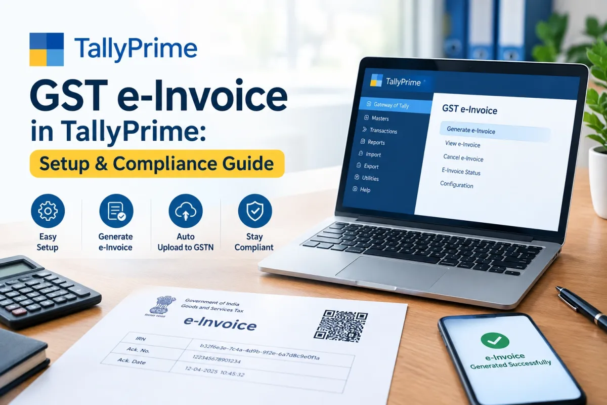 GST e-Invoice in TallyPrime: Setup & Compliance Guide